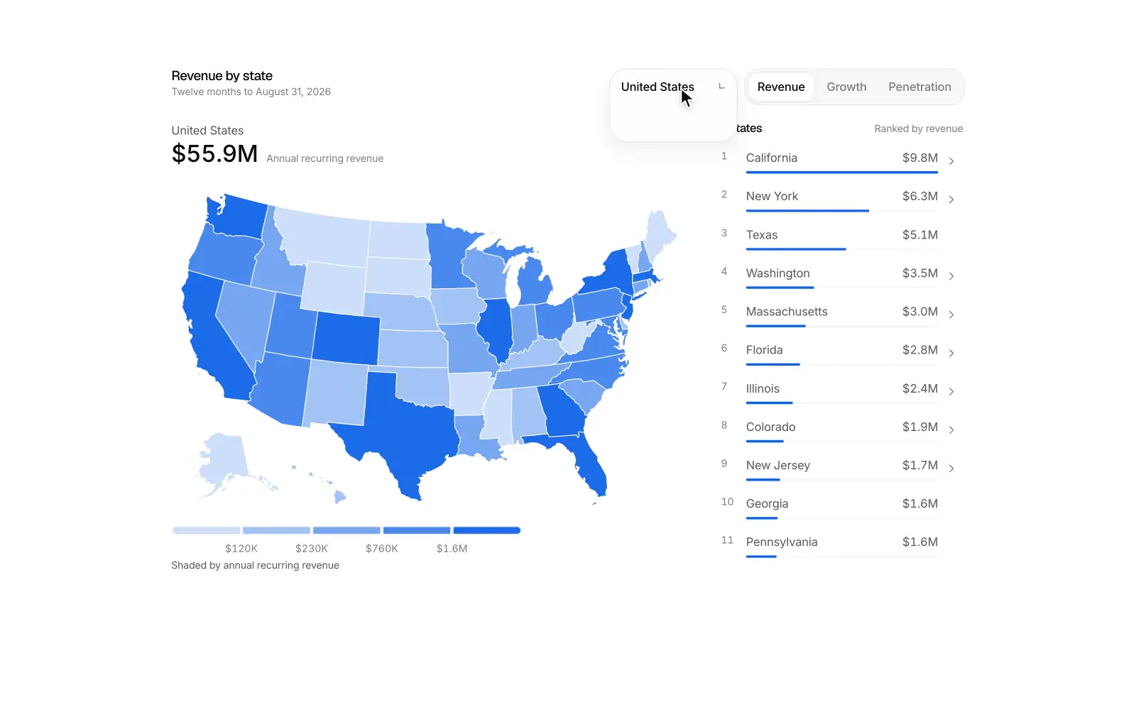 Choropleth explorer preview